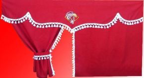 SADA ZÁVESOV RENAULT MAGNUM, S BIELYMI STRAPCAMI