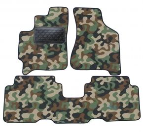 Maskačové textilné koberce pre Kia Carens 2002-2006 4ks