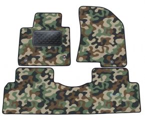 Maskačové textilné koberce pre Kia Carens 2015-up 3ks