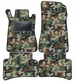 Maskačové textilné koberce pre Mercedes W 203 C Class 2000-2007 4ks