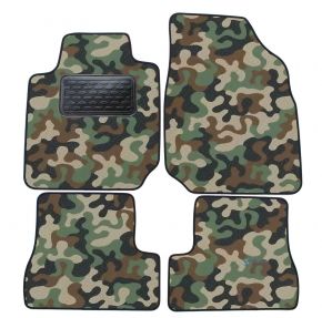 Maskačové textilné koberce pre Nissan Micra K12 2003-2009 4ks