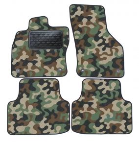 Maskačové textilné koberce pre Skoda Octavia III  2013-up  4ks