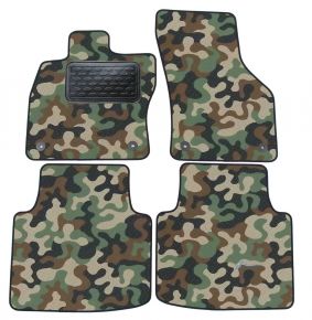 Maskačové textilné koberce pre Skoda Superb III 2015-up/ Passat B8  4ks