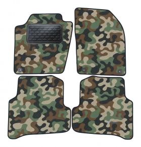 Maskačové textilné koberce pre Skoda Fabia III 2014 -up  4ks