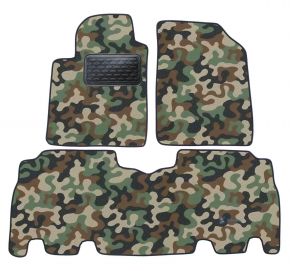 Maskačové textilné koberce pre Toyota Yaris Verso 1999 -2006 4ks