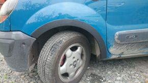 Plastové lemy blatníkov pre Renault Kangoo (1998-2008), 3-dverová verzia