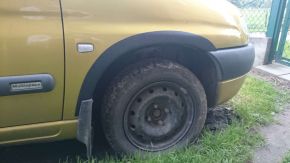 Plastové lemy blatníkov pre Renault Kangoo (1998-2008), 5-dverová verzia