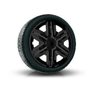 Puklice pre SEAT 16", ACTION ČIERNE 4ks