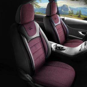 Autopoťahy PRESTIGE bordovo-čierne