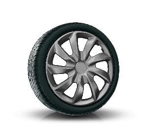 Puklice pre SEAT 16", QUAD GRAFITOVÉ 4ks